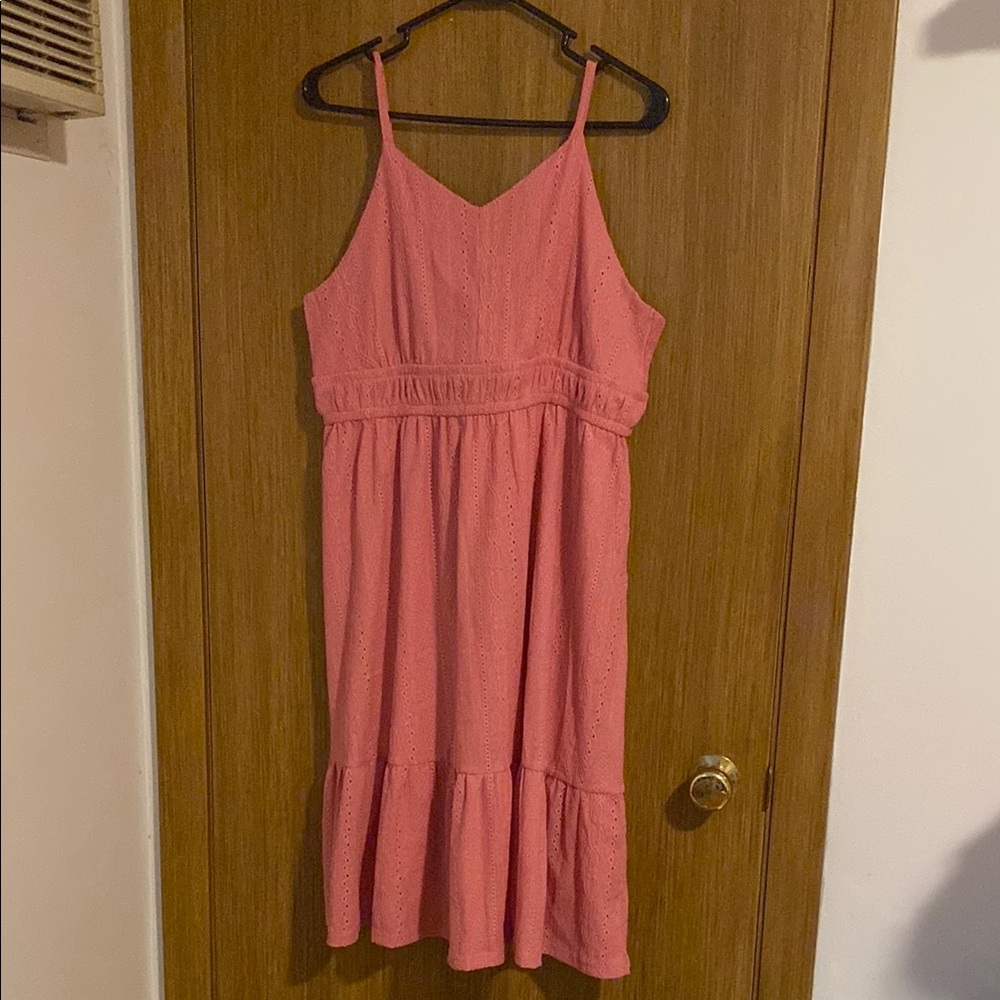 Pink Casual Kids Dress